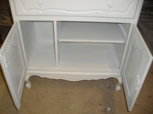 Meuble télé en chêne relooké à Sorgues